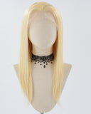 13*4 613 Blonde Human Hair Wig Straight Wig HT036