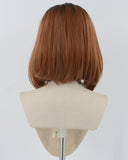 Ombre Brown Short Synthetic lace Front Wig WT078