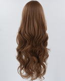 30Inch Long Brown Synthetic Wig HW570