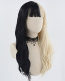 Black Blonde Wavy Synthetic Wig HW545