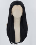 Black Synthetic Lace Front Wig WW471