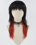 Black Red Synthetic Wig HW560