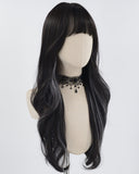 Black Grey Synthetic Wig HW529