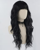 Black Grey Curly Synthetic Wig HW604