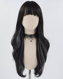 Black Grey Synthetic Wig HW529