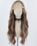 Blonde Brown Long Synthetic Wig HW519