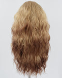 Blonde Ombre Brown Curly Synthetic Wig HW495