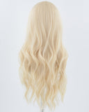 Long Blonde Wavy Synthetic Wig HW523