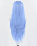 Long Blue Synthetic Lace Front Wig WW065