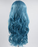 Blue Wavy Synthetic Lace Front Wig WW698