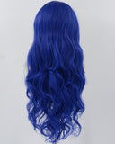 Blue Wavy Synthetic Lace Front Wig WW835