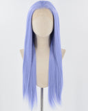 Long Blue Straight Synthetic Lace Front Wig WW813