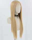 Long Straight Blonde Synthetic Lace Front Wig WW824