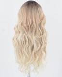 Brown Ombre Blonde Curly Synthetic Wig HW511