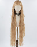 40Inch Long Brown Long Curly Synthetic Wig HW515