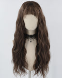 Brown Curly Synthetic Wig HW389