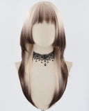 Blonde Ombre Brown Synthetic Wig HW541