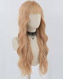 Orange Brown Synthetic Wig HW599