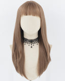 Light Brown Synthetic Wig HW498