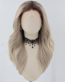 Ombre Ash Brown Synthetic Lace Front Wig WW494