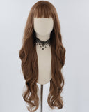 30Inch Long Brown Synthetic Wig HW570