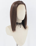 Brown Medium Length Synthetic Lace Front Wig WW187