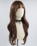 Brown Long Synthetic Wig HW428