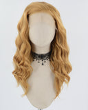 Brown Curly Synthetic Lace Front Wig WW791