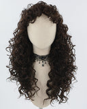 Brown Curly Synthetic Wig HW518