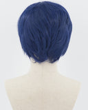 Dark Blue Short Synthetic Lace Front Wig MW011