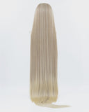 60Inch Long Blonde Synthetic Lace Front Wig WW721