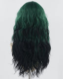 Green Black Curly Synthetic Wig HW496