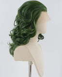 Joker Green Wavy Synthetic Lace Front Wig WW800