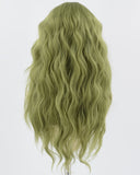 Green Curly Synthetic Wig HW513