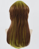 Green Ombre Brown Synthetic Wig HW520