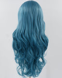 Green Blue Wavy Synthetic Lace Front Wig WW834