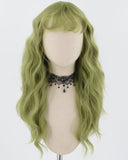 Green Curly Synthetic Wig HW513