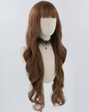 30Inch Long Brown Synthetic Wig HW570