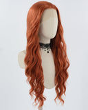 Copper Red Synthetic Lace Front Wig WT166