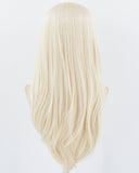 Platinum Blonde Synthetic Lace Front Wig WW736