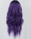 Ombre Purple Synthetic Wig HW600