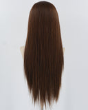 Brown Long Straight Synthetic Lace Front Wig WW825