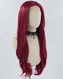 New Wine Red Synthetic Lace Front Wig WT153