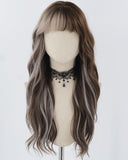 Blonde Brown Wavy Synthetic Wig HW588