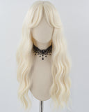 White Blonde Curly Synthetic Wig HW601