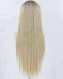 Ombre Blonde Natural Synthetic Lace Front Wig WW810