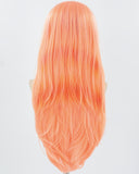 Ombre Orange Long Synthetic Lace Front Wig WW773