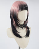 Pink Ombre Black Synthetic Wig HW437