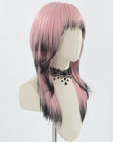 Pink Ombre Black Synthetic Wig HW426