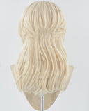 Platinum Blonde Cosplay Synthetic Lace Front Wig WW799